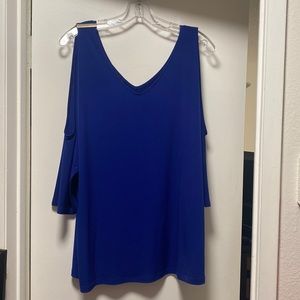 INC shoulder cut out blouse